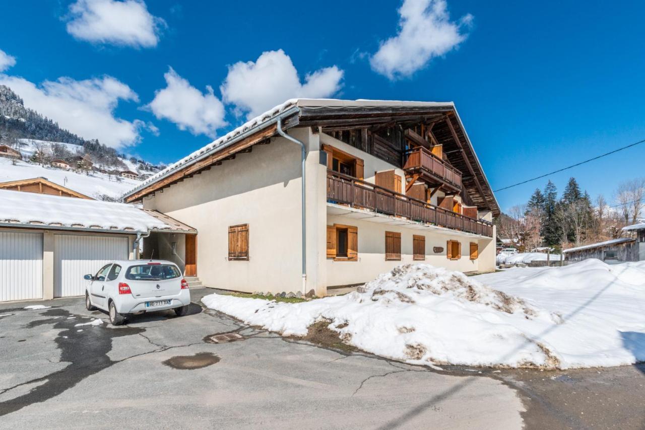 Ferienwohnung Flocon des Neiges Praz-sur-Arly Exterior foto