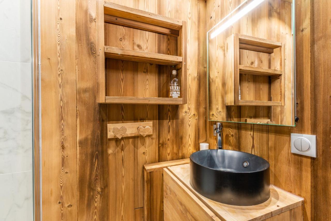 Ferienwohnung Flocon des Neiges Praz-sur-Arly Exterior foto