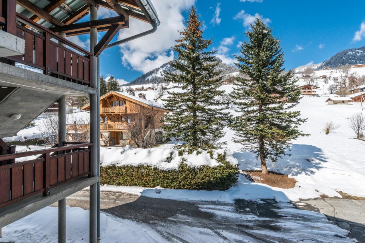 Ferienwohnung Flocon des Neiges Praz-sur-Arly Exterior foto
