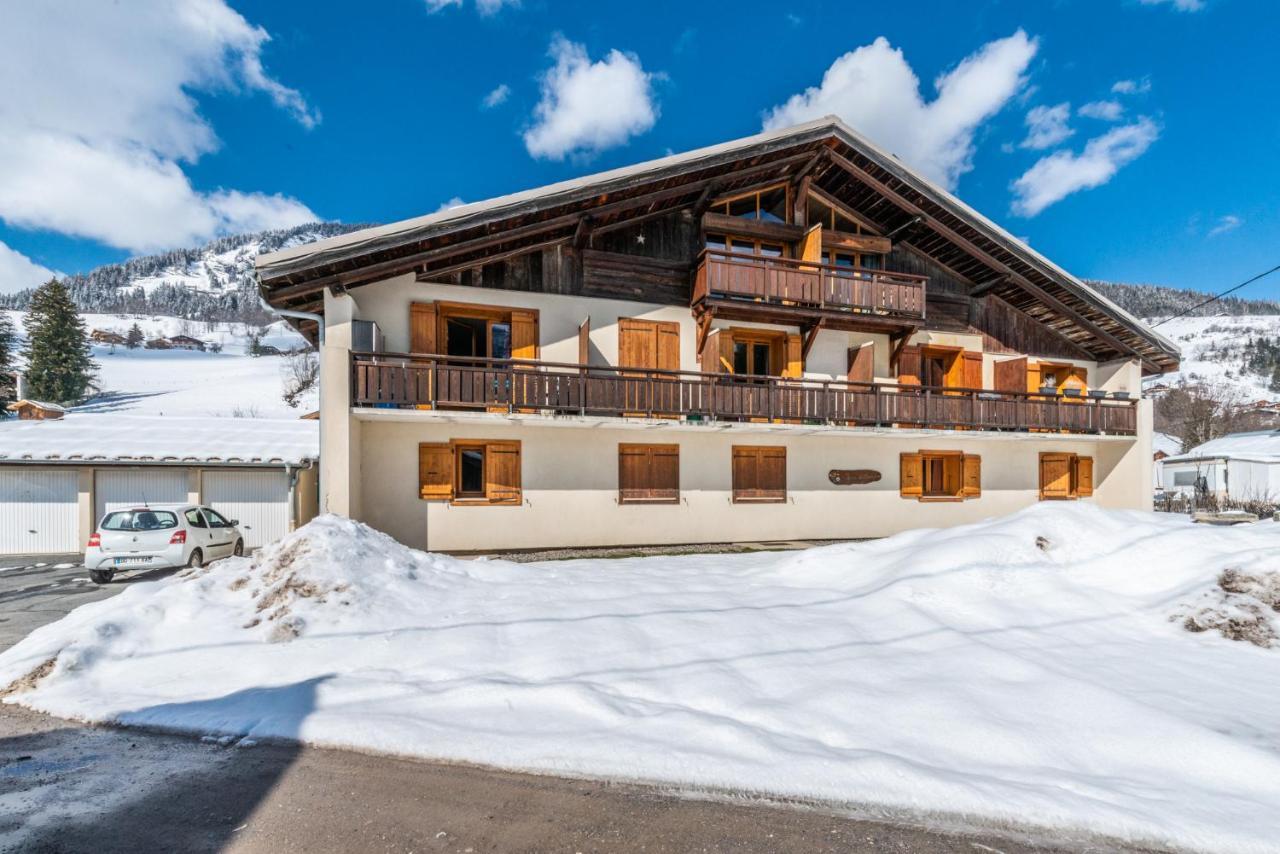 Ferienwohnung Flocon des Neiges Praz-sur-Arly Exterior foto